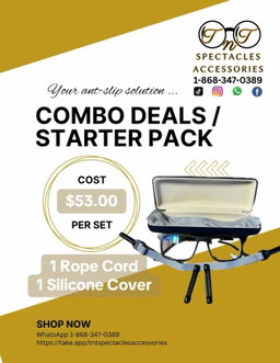 1 Rope Cord + 1 Pair Silicone Cover
