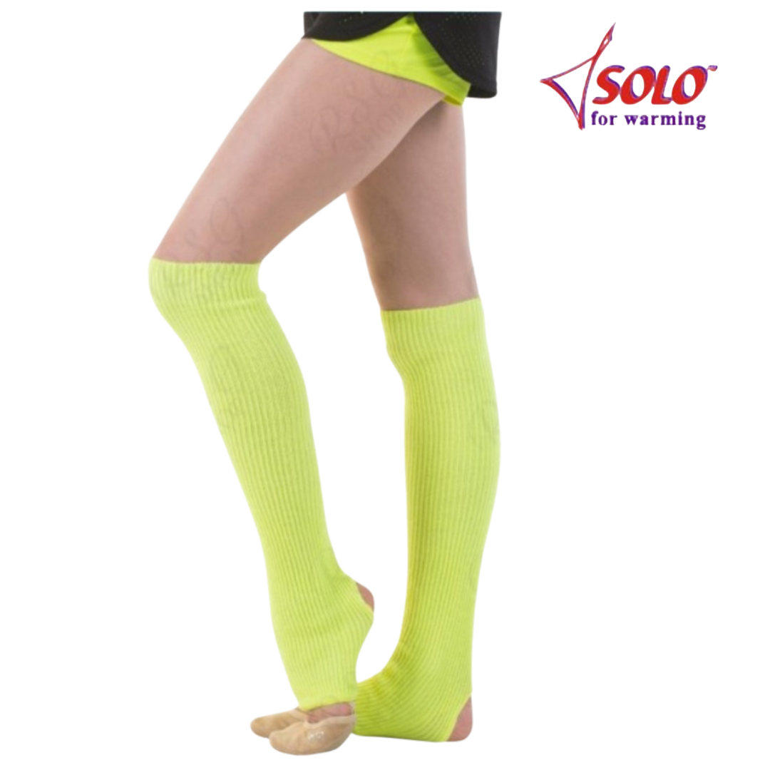 SOLO | Leg covers Solo knitted  col. Lime_4