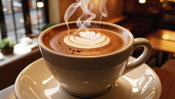 Stokes of Lincoln Barista prepared coffee.