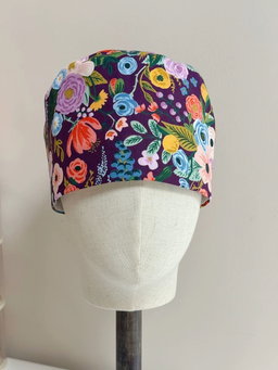 Rifle Paper Co Wild Rose (Maroon) Double Lined Drawstring Cap