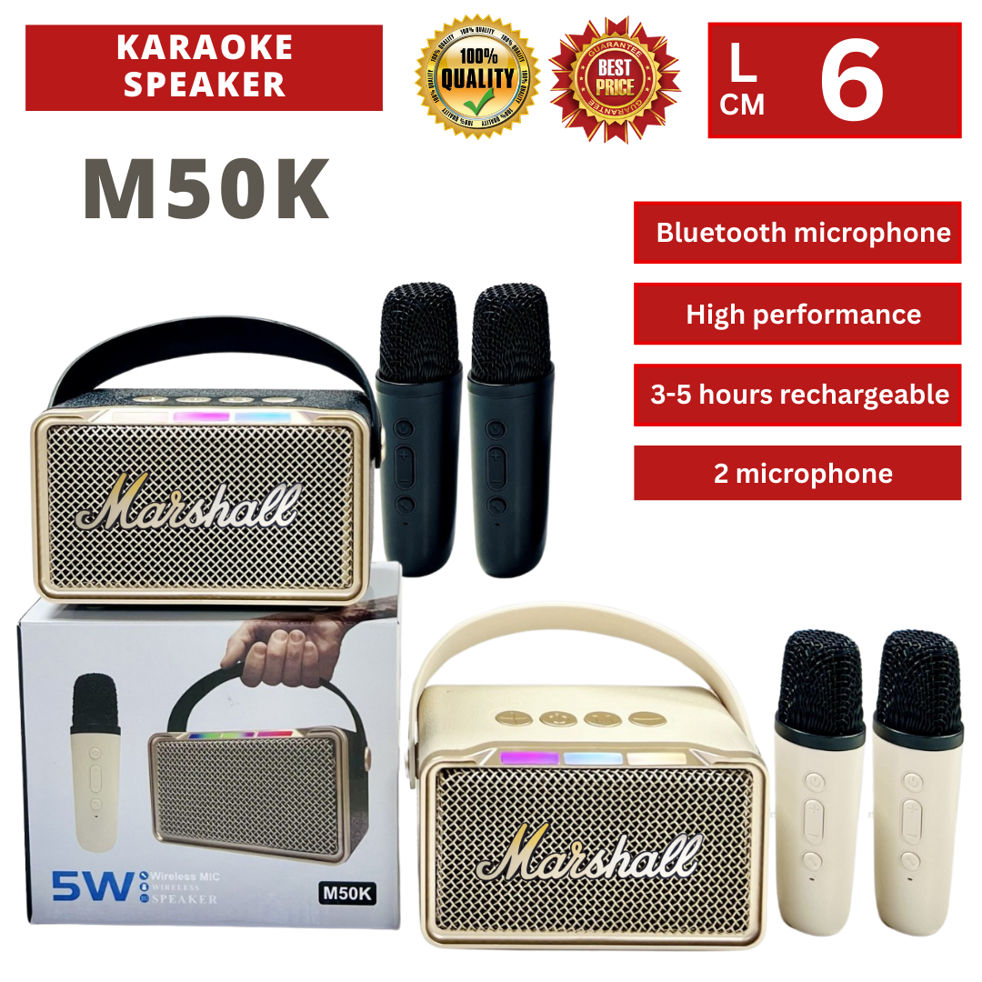 M50K KARAOKE SPEAKER 2 MIC