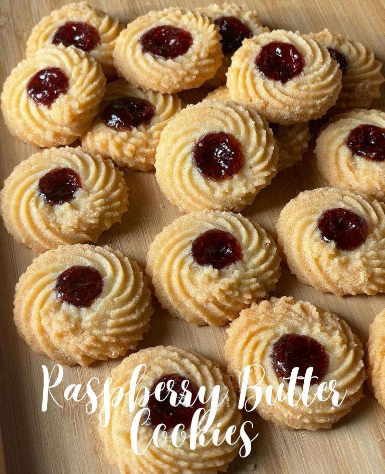 Raspberry Butter Cookies