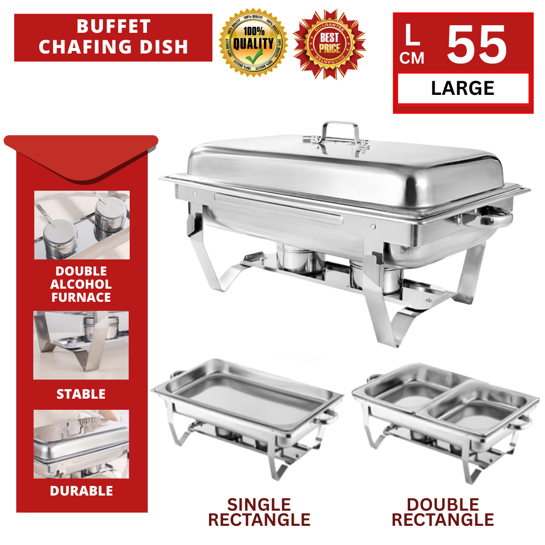 55CM BUFFET CHAFING DISH RECTANGLE_0