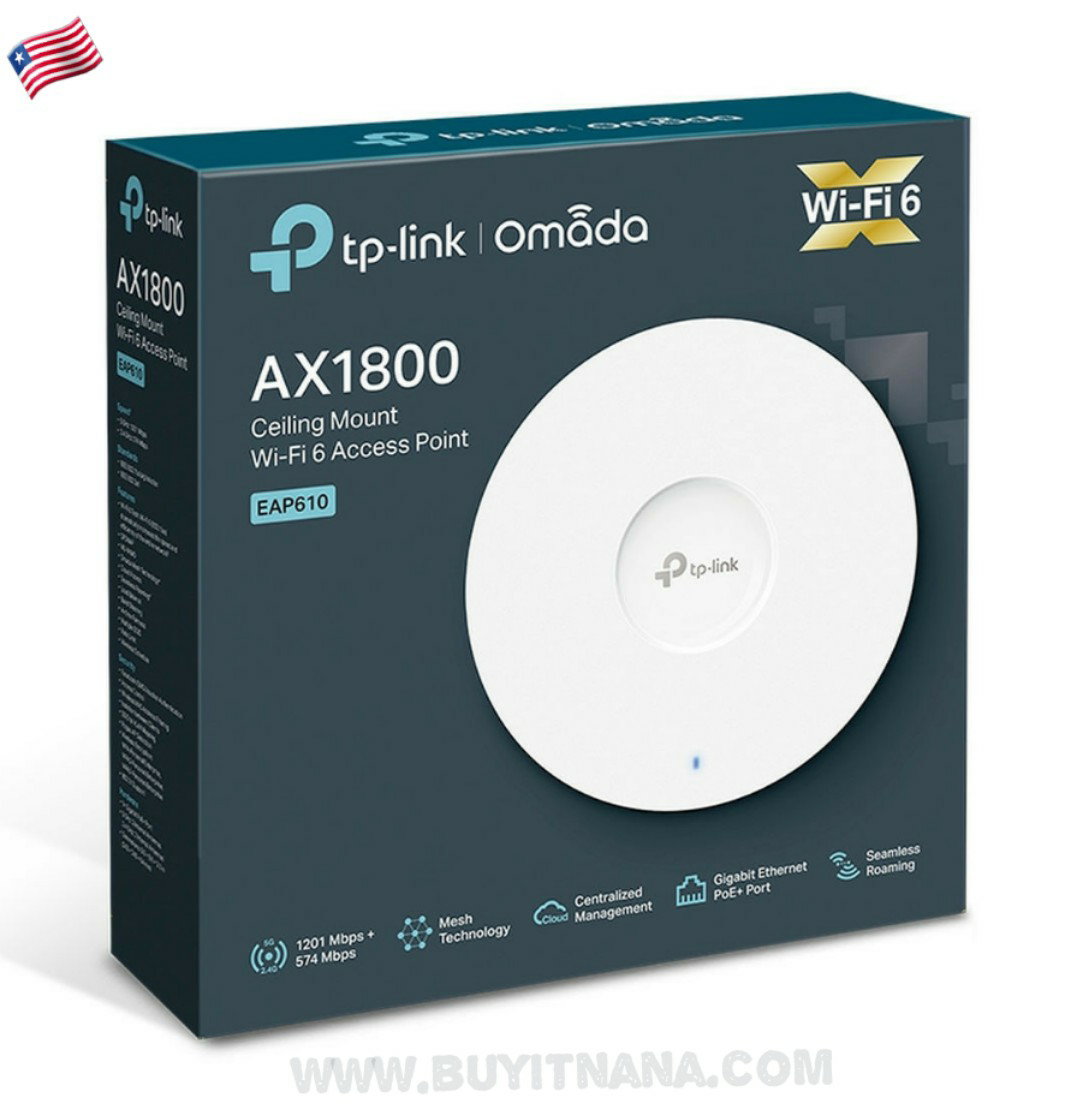 TP-Link EAP610 AX1800 Ceiling Mount WiFi 6 Access Point_0