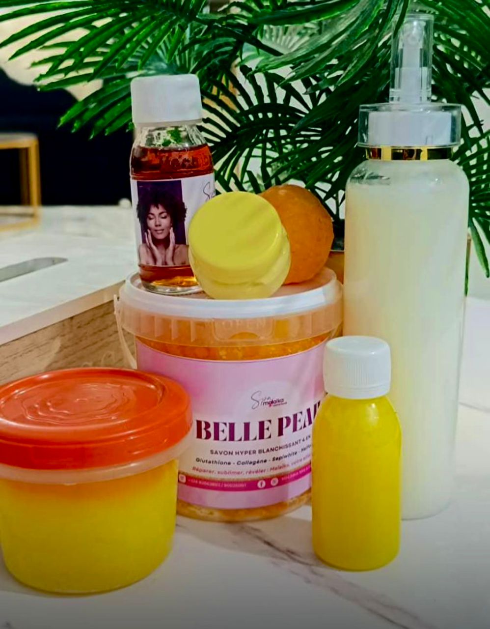 Gamme belle peau mรฉtissรฉe รฉclaircissant
