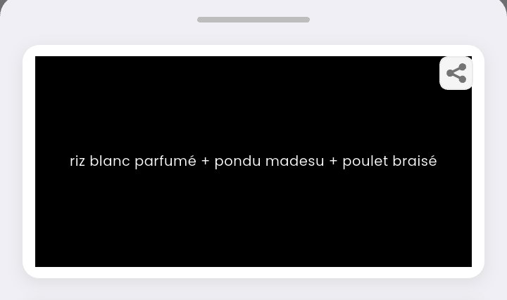 Riz blanc parfumé  + pondu madesu + poulet braisé _0