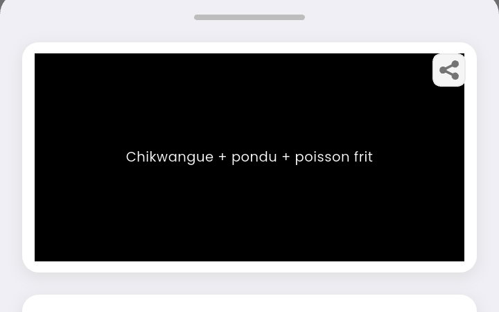 Chikwangue + pondu+poisson frit