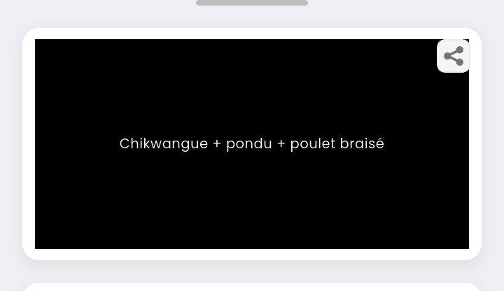 Chikwangue + pondu + poulet braisé