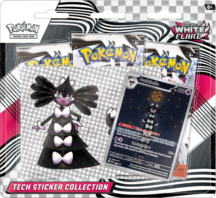 White Flare Tech Sticker Collection_0