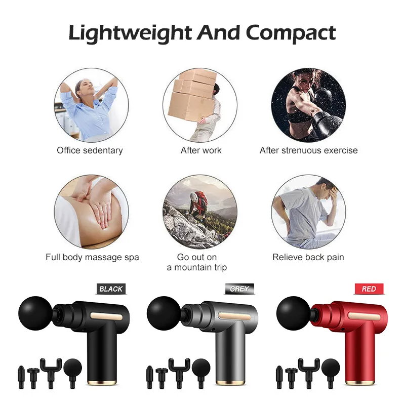 4-Head Massage Gun – Relax, Recover & Recharge_5
