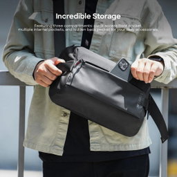 TOMTOC Explorer-T21 Sling Bag (M) - Black