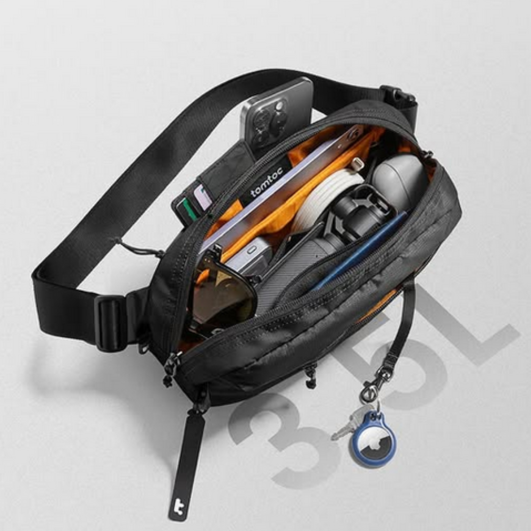 TOMTOC Aviator-T35 Chest Bag 3.5L - Black_2