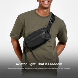 TOMTOC Aviator-T33 Chest Bag 3.5L (M) - Black