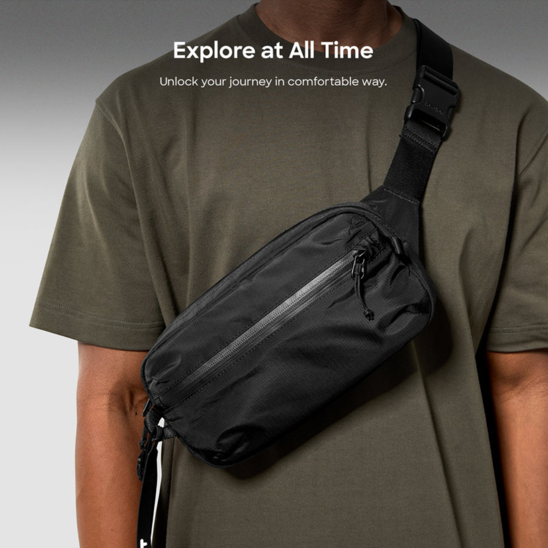 TOMTOC Aviator-T33 Chest Bag 3.5L (M) - Black_5