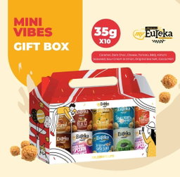 Euroka Popcorn Gift Box - 35G x 10 Cans