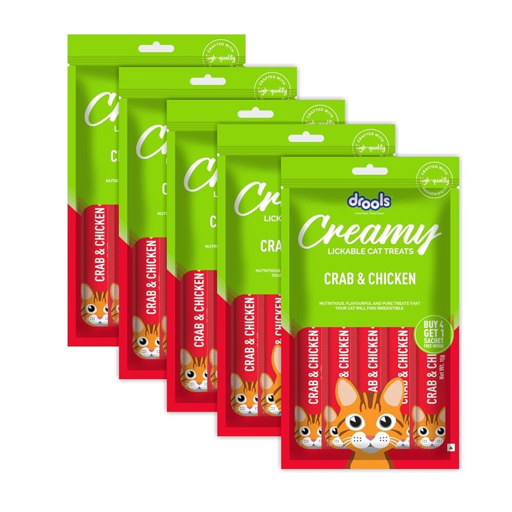 Drools Creamy Treats  Crab & Chicken 5 Sticks_0