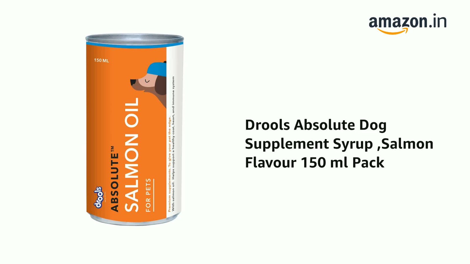 Drools Dog Salmon Oil Syrup 150ml_1