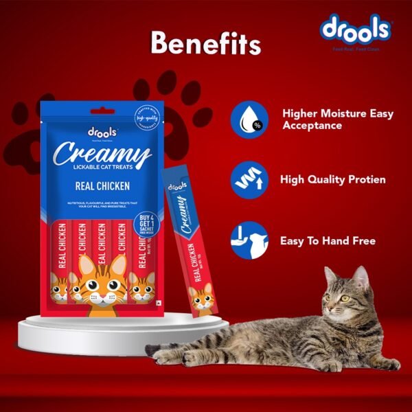 Drools Creamy Treats  Real Chicken 5 Sticks_1