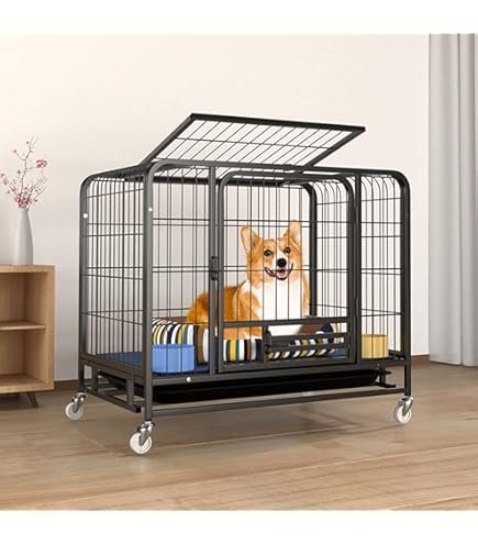 Foldable Dog Crate – XL Size, 106 x 69 x 77 cm_1