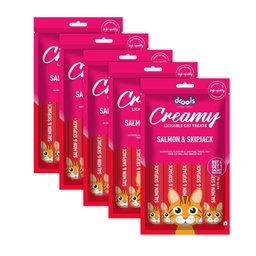 Drools Creamy Treats  Salmon & Skipjack 5 Sticks