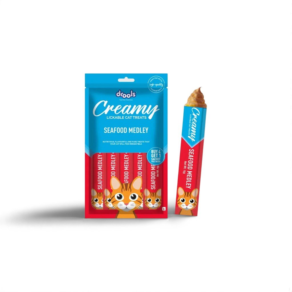 Drools Creamy Treats  Seafood Medley 5 Sticks_0