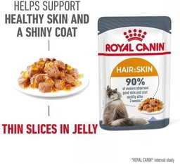 Feline Care Nutrition Hair & Skin Jelly (Wet Food – Pouches) 85g