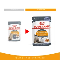 Feline Care Nutrition Hair & Skin Jelly (Wet Food – Pouches) 85g