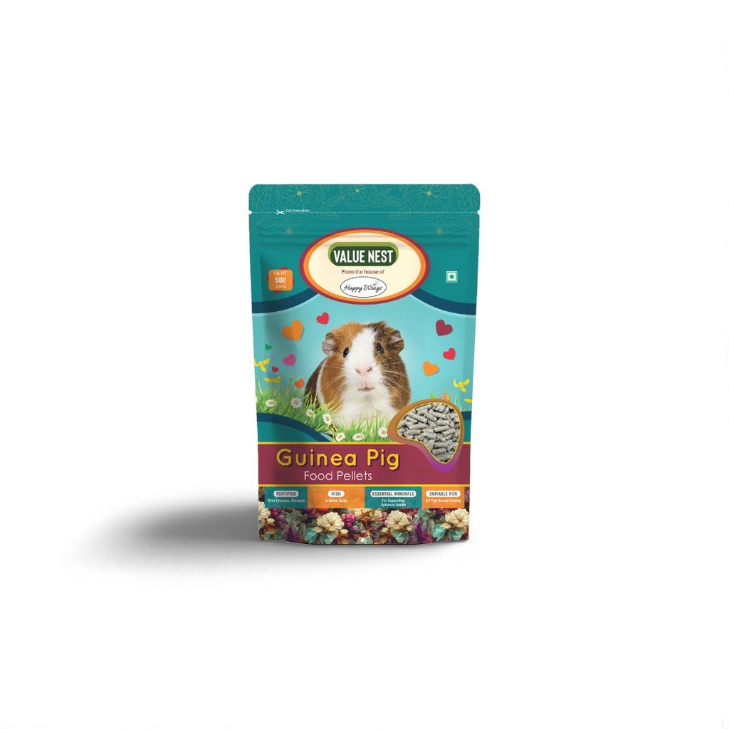 Happy Wings Adult Pellets Feed for Guinea Pig 500 GR