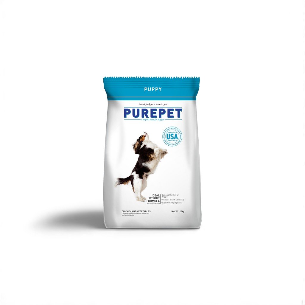 Purepet Puppy Dry Food Chicken & Vegetables 10kg_0