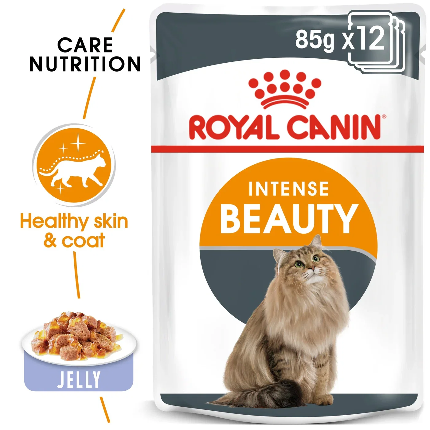 Feline Care Nutrition Hair & Skin Jelly (Wet Food – Pouches) 85g_4