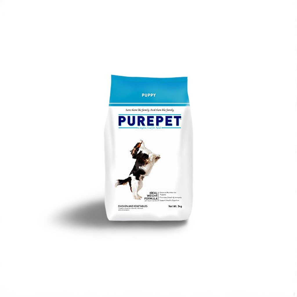 Purepet Puppy Dry Food Chicken & Vegetables 3kg