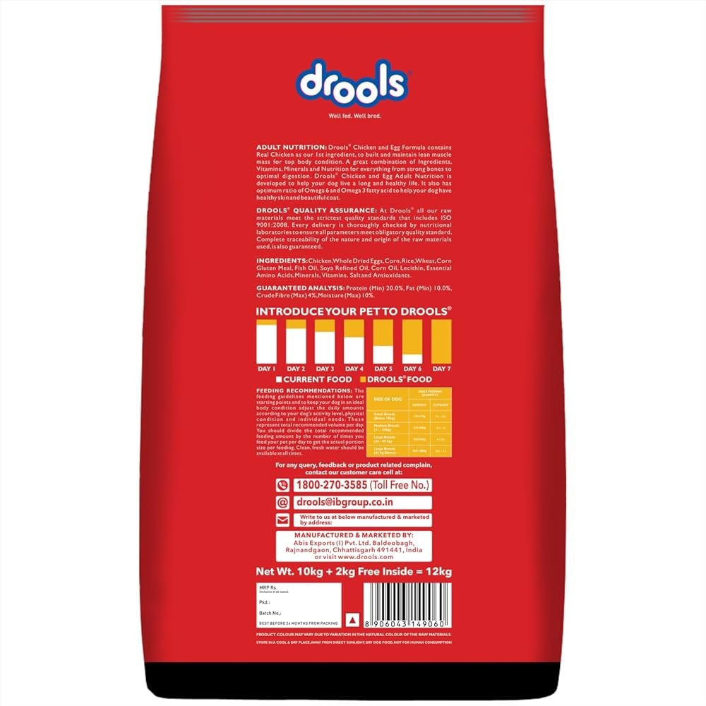 Drools Puppy Dry Food  Chicken & Egg 20kg_1