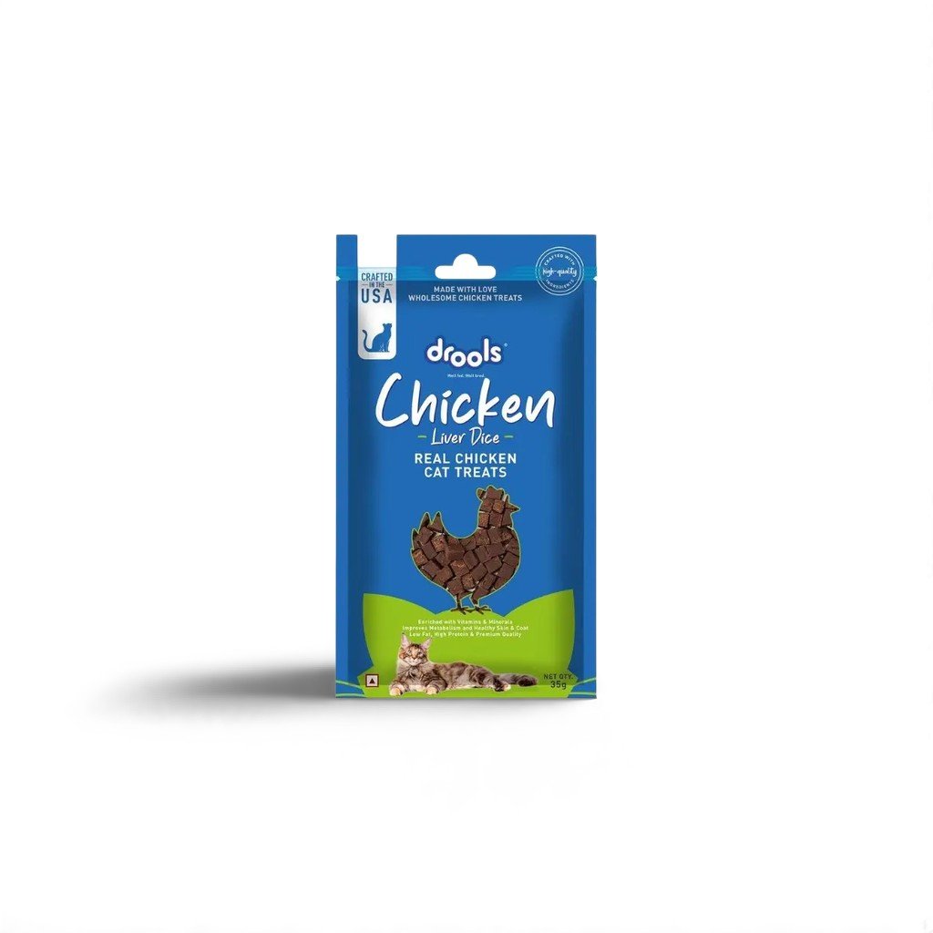 Drools Chicken Liver Dice Cat Treats 35g