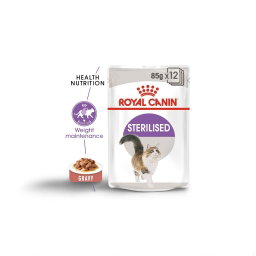 Feline Health Nutrition Sterilised Gravy (Wet Food – Pouches) 85g