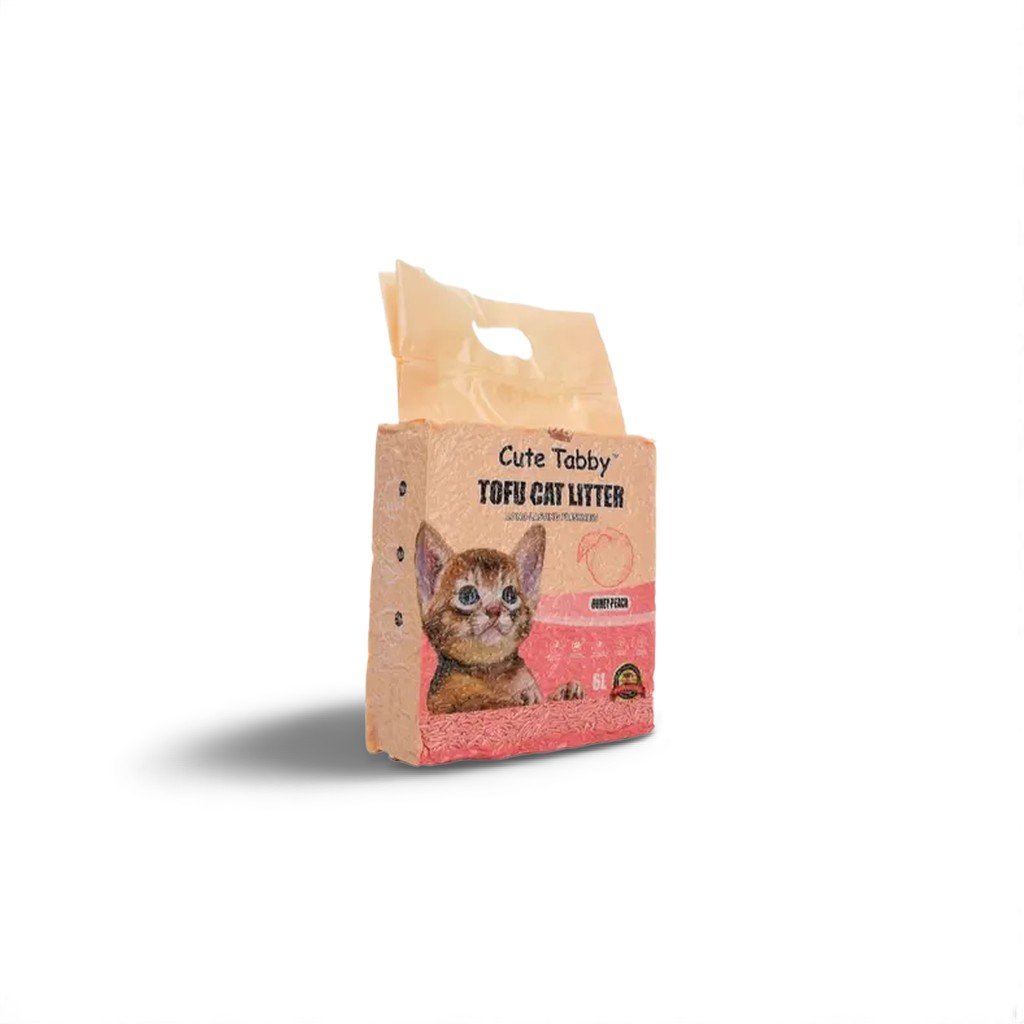 Mi Pets Tofu Cat Litter  Peach Scent 6L_0