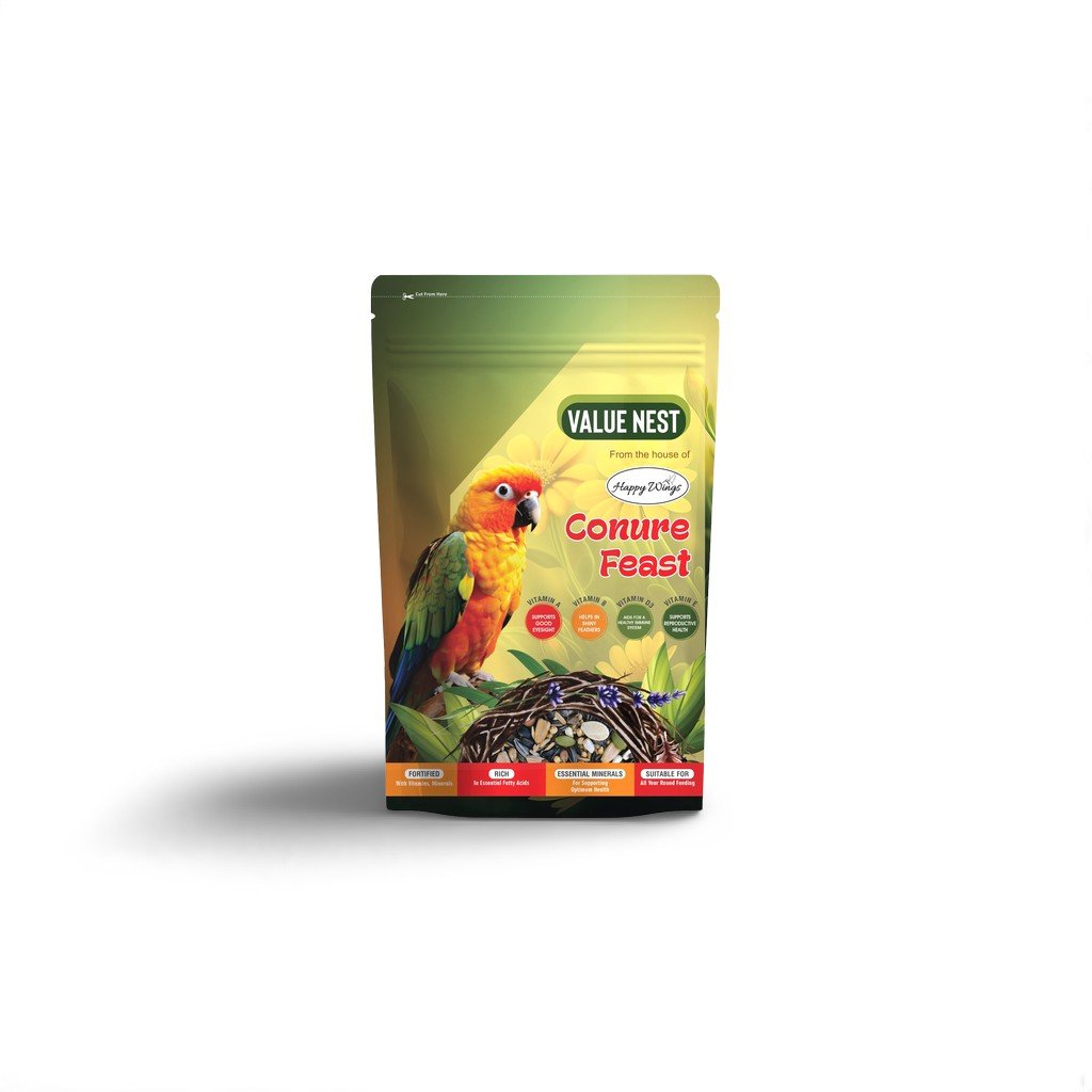 Happy Wings Premium Bird Food for Conure 500 GR_0