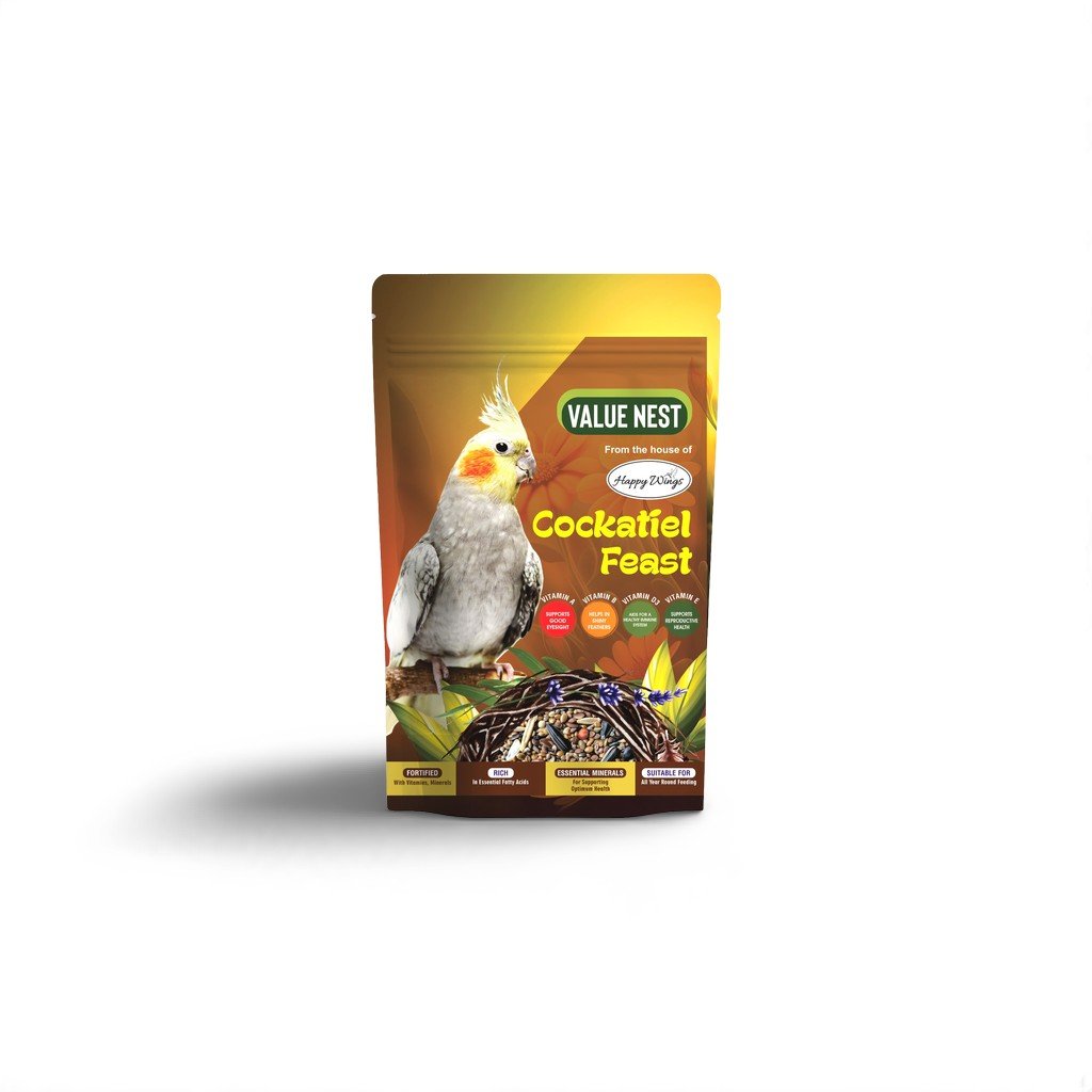 Happy Wings Premium Bird Food for Cockatiel 500 GR_0