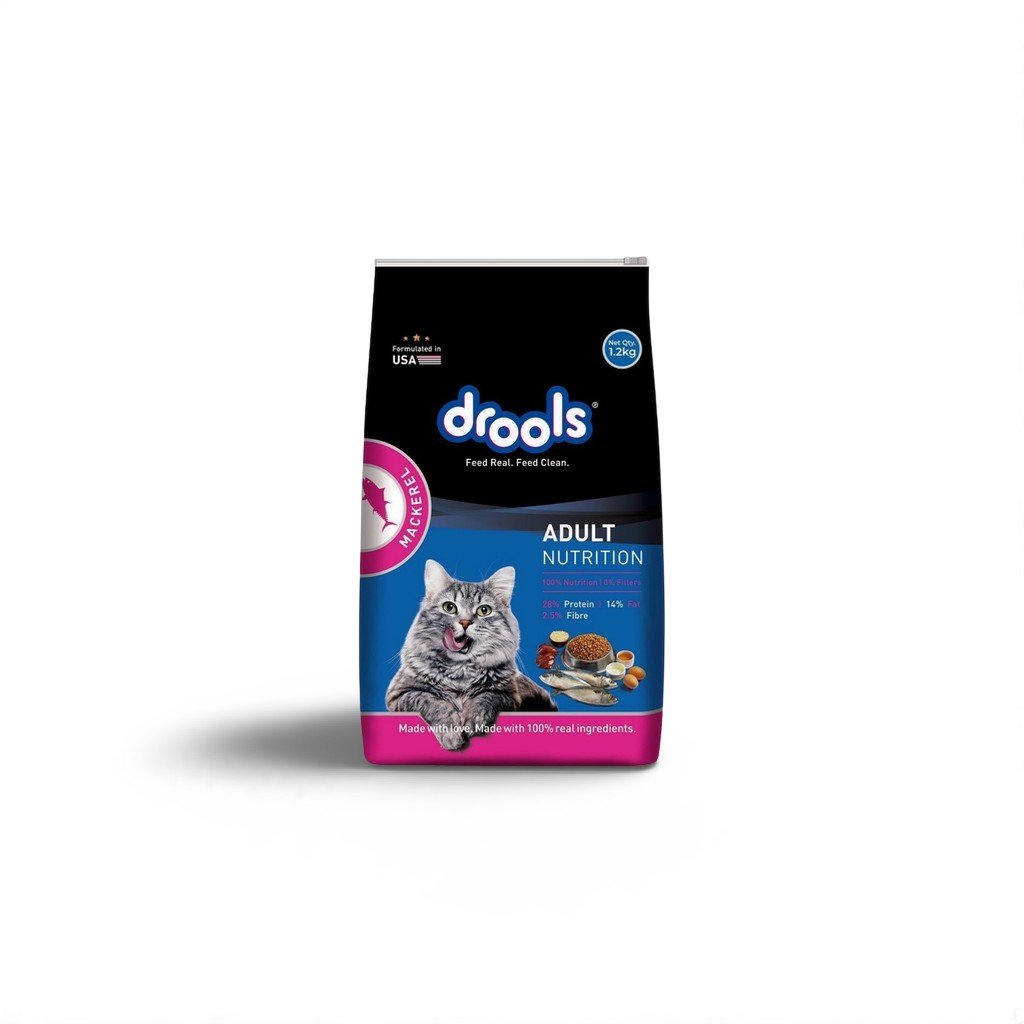 Drools Cat Dry Food Mackerel 1.2kg
