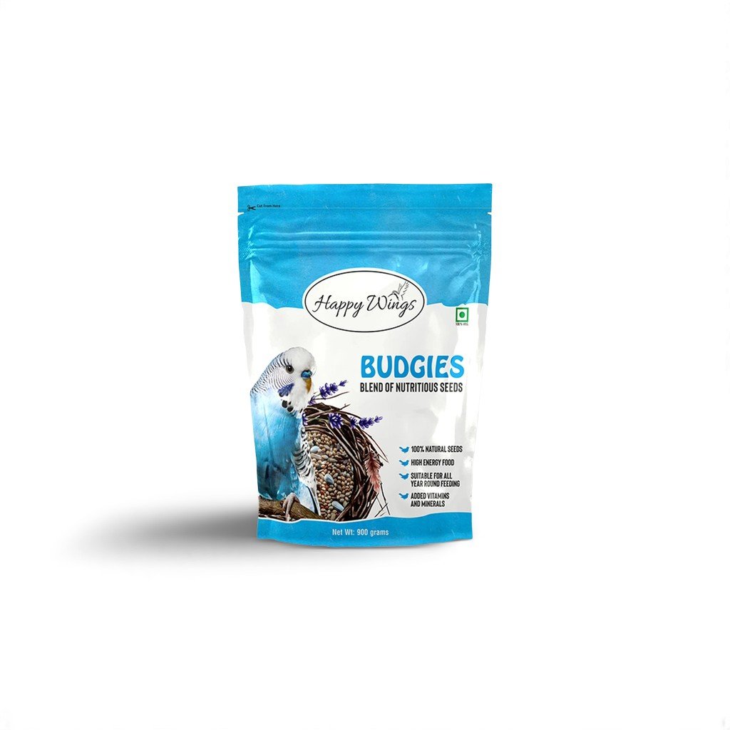 Happy Wings Premium Bird Food for Budgies 900 GR_0