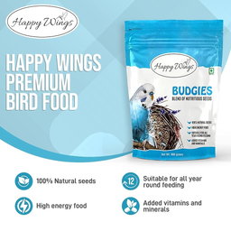 Happy Wings Premium Bird Food for Budgies 900 GR
