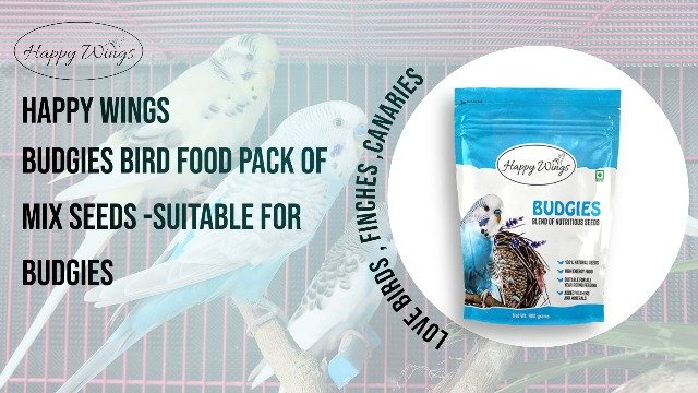 Happy Wings Premium Bird Food for Budgies 250 GR_1