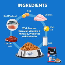 Drools Cat Dry Food – Mackerel 400g