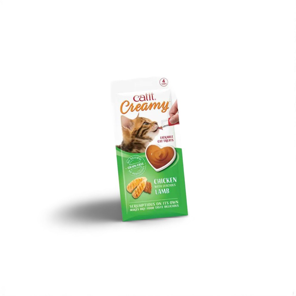 CatIt Creamy Lickable Treats – Chicken & Lamb_0