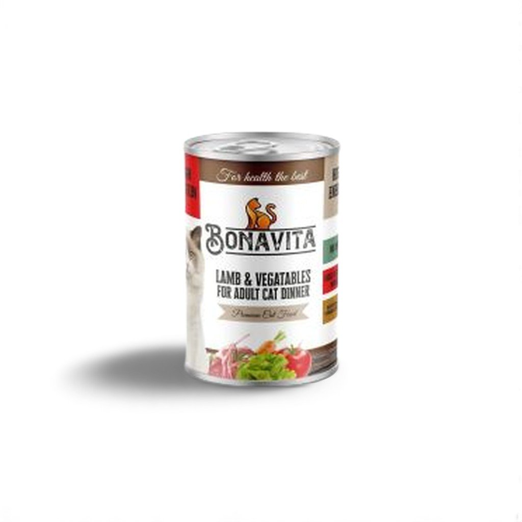 Bonavita Adult Cat Lamb & Veg 400g_0