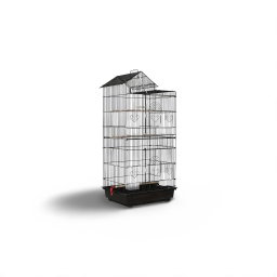 CH Birds Cage L Black 48*37*92 CM