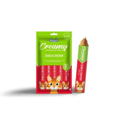 Drools Creamy Treats  Crab & Chicken 5 Sticks