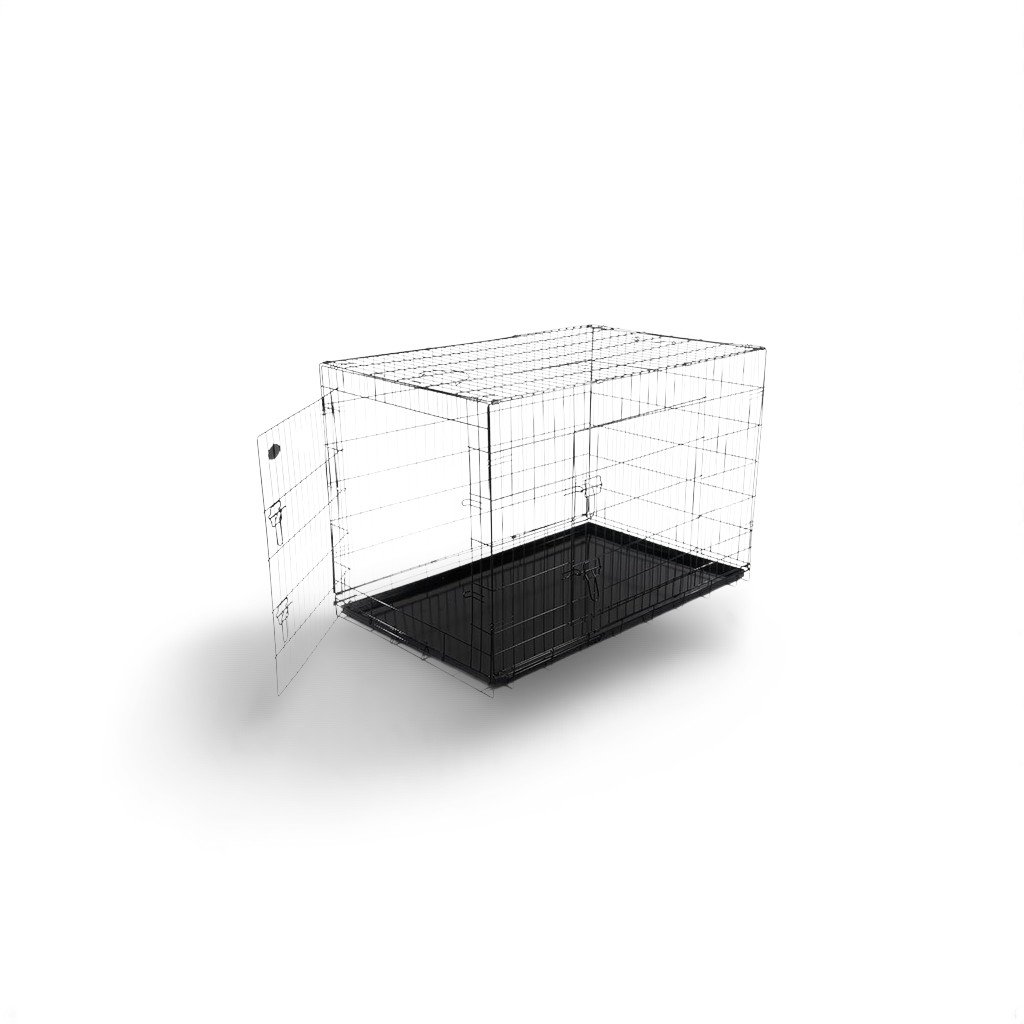 Foldable Dog Crate – XXL Size, 121 x 74 x 82 cm_0