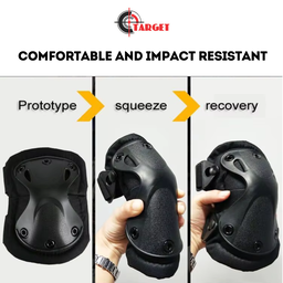 Elbow and Knee Guard Black (Wholesale)