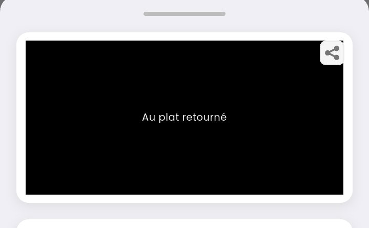 Au plat retourné