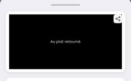 Au plat retourné 